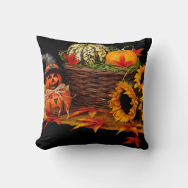 Cojín Decorativo Calabaza de Halloween