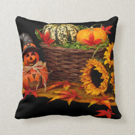 Cojín Decorativo Calabaza de Halloween