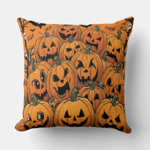 Cojín Decorativo Calabaza de Halloween