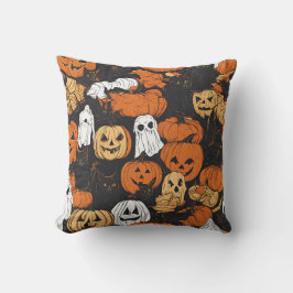 Cojín Decorativo Calabaza de Halloween