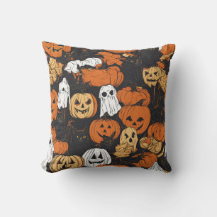 Cojín Decorativo Calabaza de Halloween