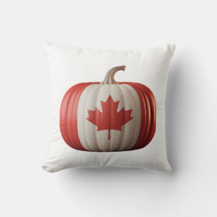 Cojín Decorativo Calabaza de hoja de arce de bandera canadiense Acc
