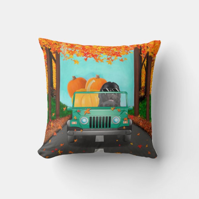 Cojín Decorativo Calabaza de otoño en Terranova (Anverso)