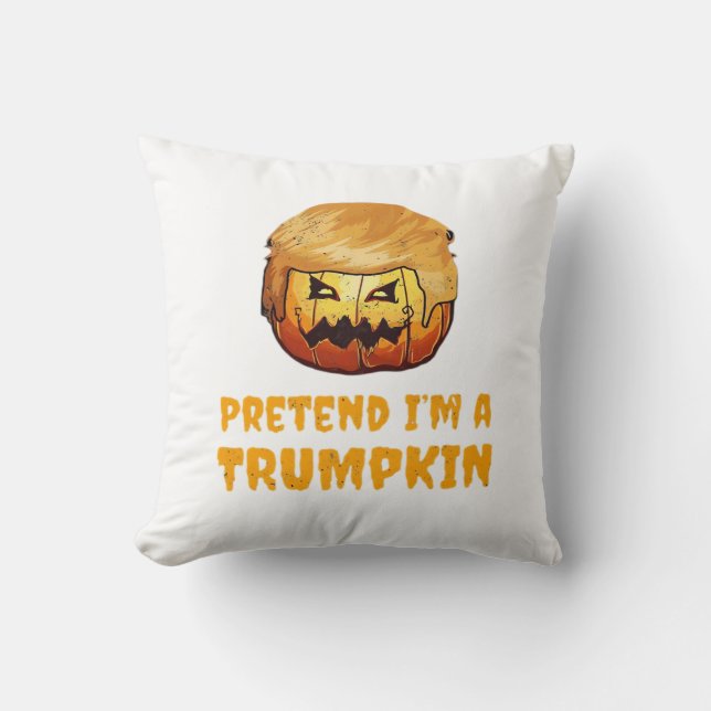 Cojín Decorativo Calabaza de Trumpkin (Anverso)