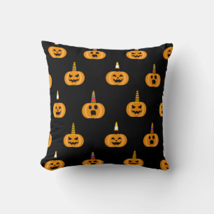 Cojín Decorativo Calabaza de Unicornio Lindo Regalos Divertidos de