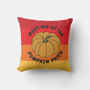 Cojín Decorativo Calabaza divertida caída