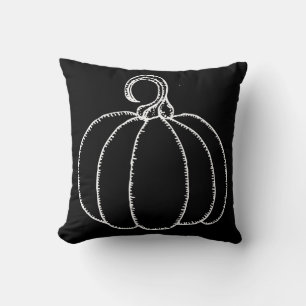 Cojín Decorativo Calabaza divertida de Halloween feliz