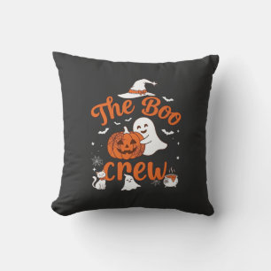 Cojín Decorativo Calabaza Fantasma de la Tripulación Boo Gorro de B