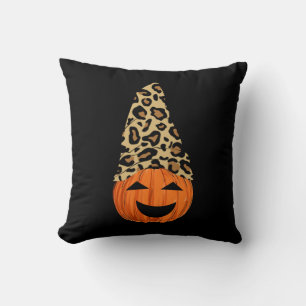Cojín Decorativo Calabaza Gorra Cute Leopardo