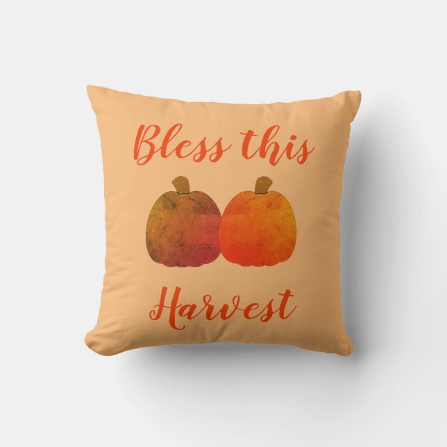 Cojín Decorativo Calabaza/otoño/Cojín decorativo otoño (Anverso)