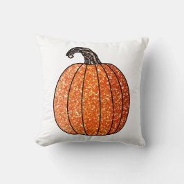 Cojín Decorativo Calabaza purpurina