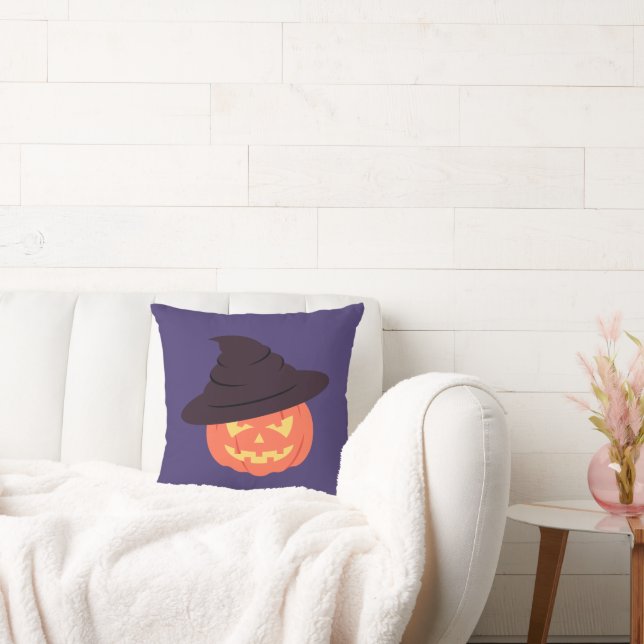 Cojín Decorativo Calabaza retro naranja (Sofá)