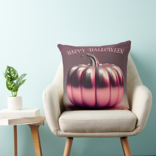 Cojín Decorativo Calabaza rosa brillante