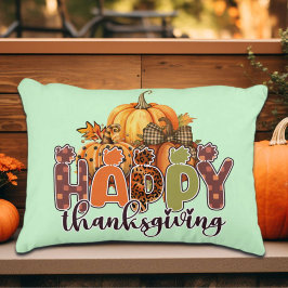 Cojín Decorativo Calabazas de Acción de Gracias