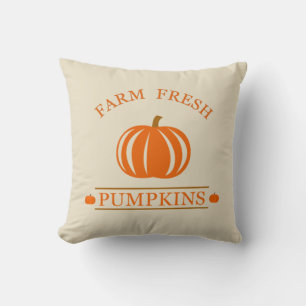 Cojín Decorativo Calabazas frescas de granja otoño