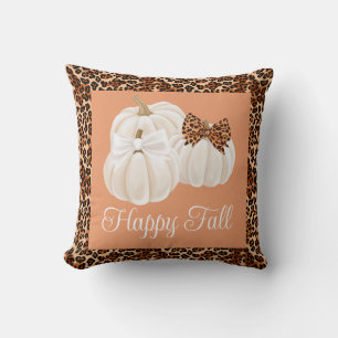 Cojín Decorativo Calabazas otoñales Cuelgan Happy Fall