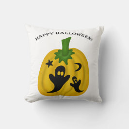 Cojín Decorativo Calabazas y fantasmas