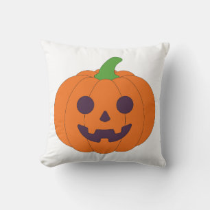Cojín Decorativo Calabazas y gatos negros lindos de Halloween