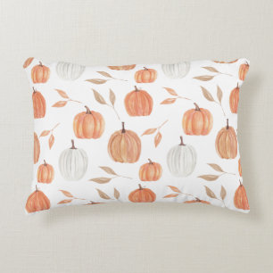 Cojín Decorativo Calabazas y Hojas de Otoño