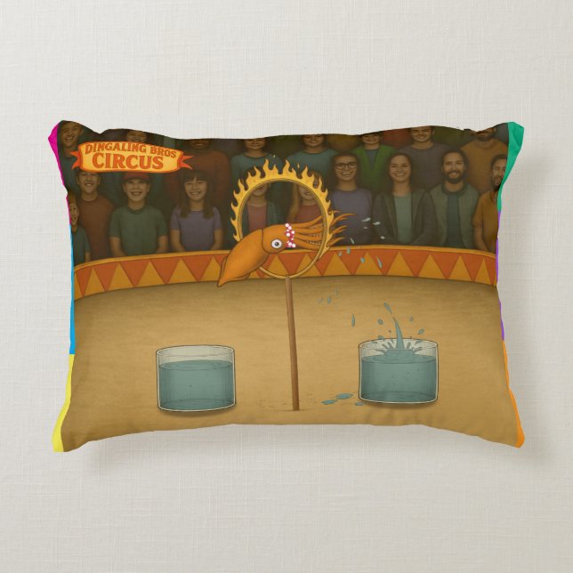 Cojín Decorativo Calamar Squirty (Anverso)