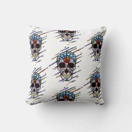 Cojín Decorativo calavera azúcar calavera