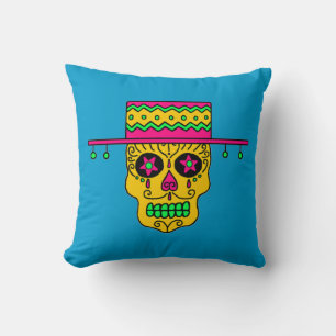 Cojín Decorativo Calavera de azúcar gaucho