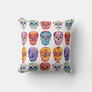 Cojín Decorativo Calavera de Dios de La Muerte