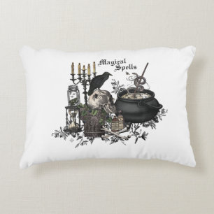 Cojín Decorativo Calavera de Halloween vintage moderna