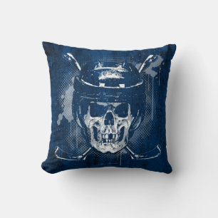Cojín Decorativo Calavera de hockey