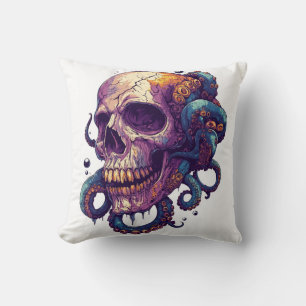 Cojín Decorativo Calavera de las profundidades