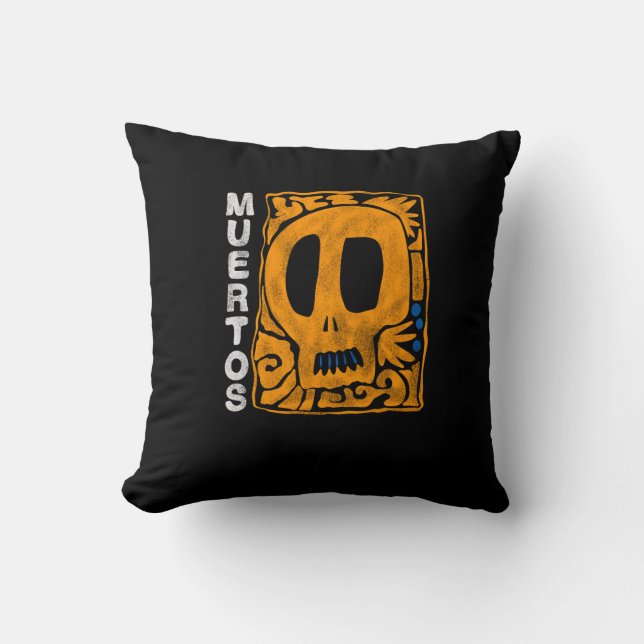 Cojín Decorativo Calavera de Muertos (Anverso)
