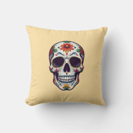 Cojín Decorativo Calavera Día de Muertos 2