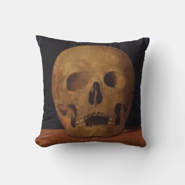 Cojín Decorativo Calavera humana (por Mariotto Albertinelli) (Anverso)