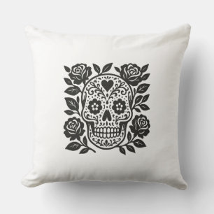 Cojín Decorativo Calavera mexicana