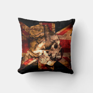 Cojín Decorativo Calavera Patriótica