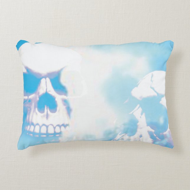 Cojín Decorativo Calaveras en las nubes (Anverso)