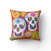 Calaveras Florales Abstractas Vívidas