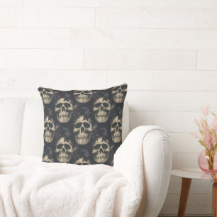 Cojín Decorativo Calaveras oscuras