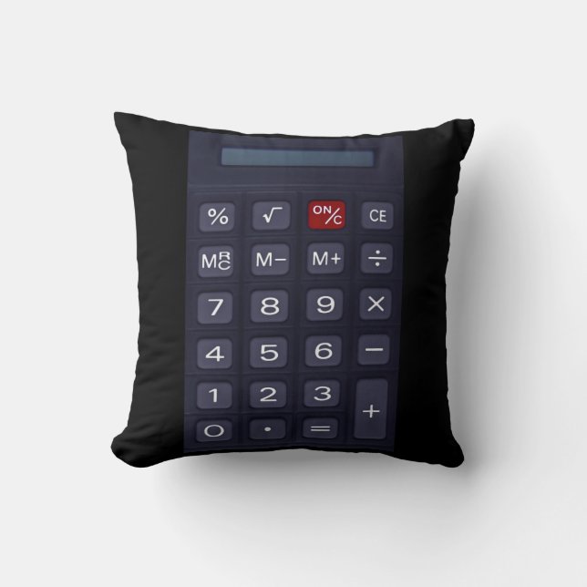 Cojín Decorativo calculadora (Anverso)