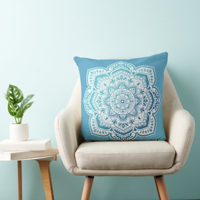 Cojín Decorativo Caleum Mandala Throw Pillow (Silla)