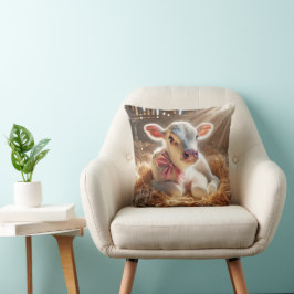 Cojín Decorativo Calf De Bebé Blanco En El Centro Comercial