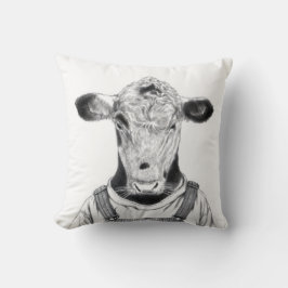 Cojín Decorativo Calf en Dungaree (Nieve)