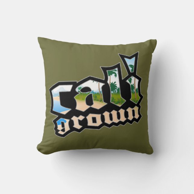Cojín Decorativo Cali Grown Pillow (Anverso)