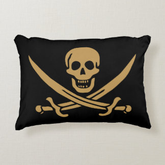 Cojín Decorativo Calico Jack, Pirata Azteca de Oro y Pirata de Cutl