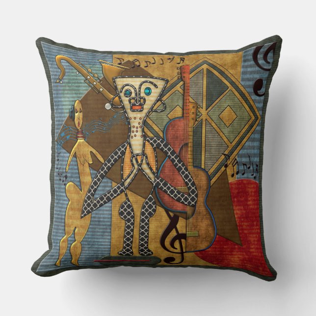 Cojín Decorativo Cálido Jazz (Anverso)