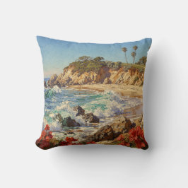 Cojín Decorativo  California Beach | Impressionist Coastal Art