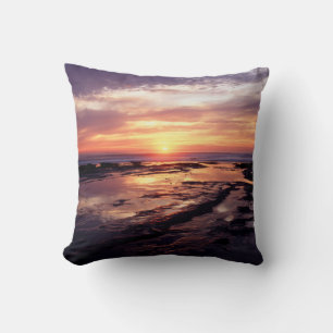 Cojín Decorativo California, San Diego, Sunset Cliffs, Atardecer 3