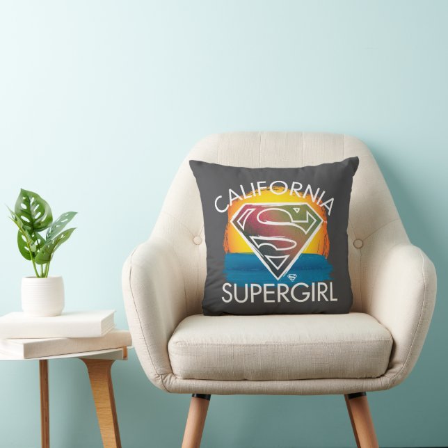 Cojín Decorativo California Supergirl Sunset Graphic (Silla)