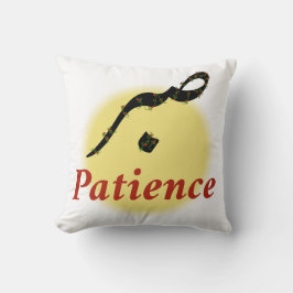 Cojín Decorativo Caligrafía Árabe Sabr Paciencia Minimalista Zen Lo