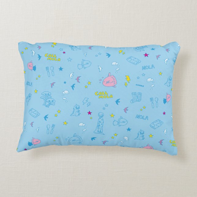 Cojín Decorativo CALL MOLA Cushion（Sky Blue） (Reverso)